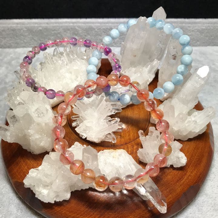 ★得々セット★超人気☆キラキラ針☆【四川産ミニ針状水晶クラスター詰め合わせ】❤️