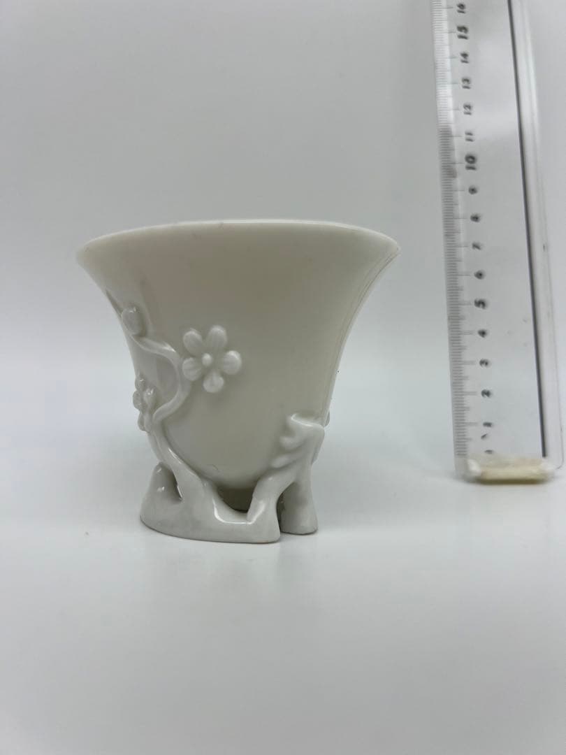 中国明朝か清朝德化窯杯茶道具骨董古美術　コレクション唐物　アンティーク青磁　江戸