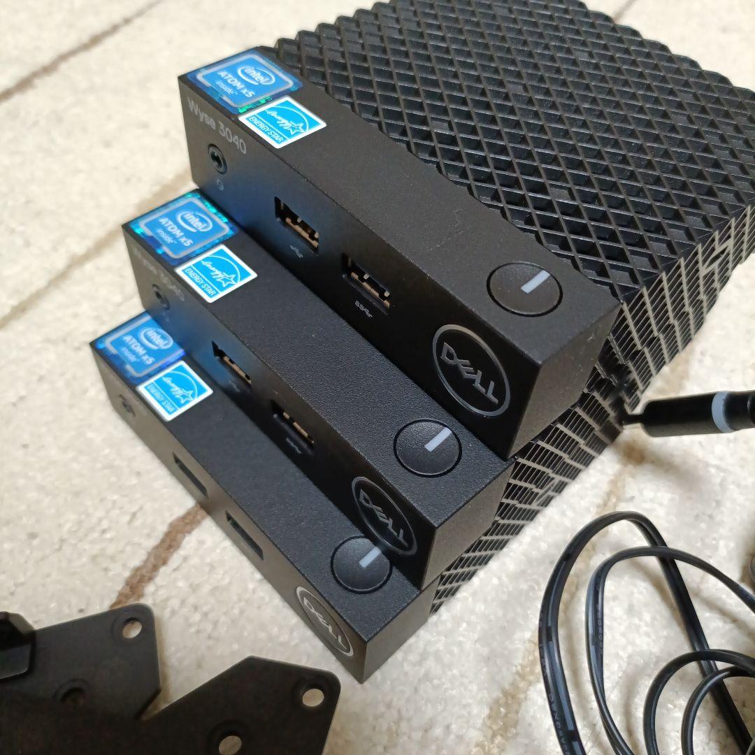 Dell Wyse 3040　シンクライアント端末　3台
