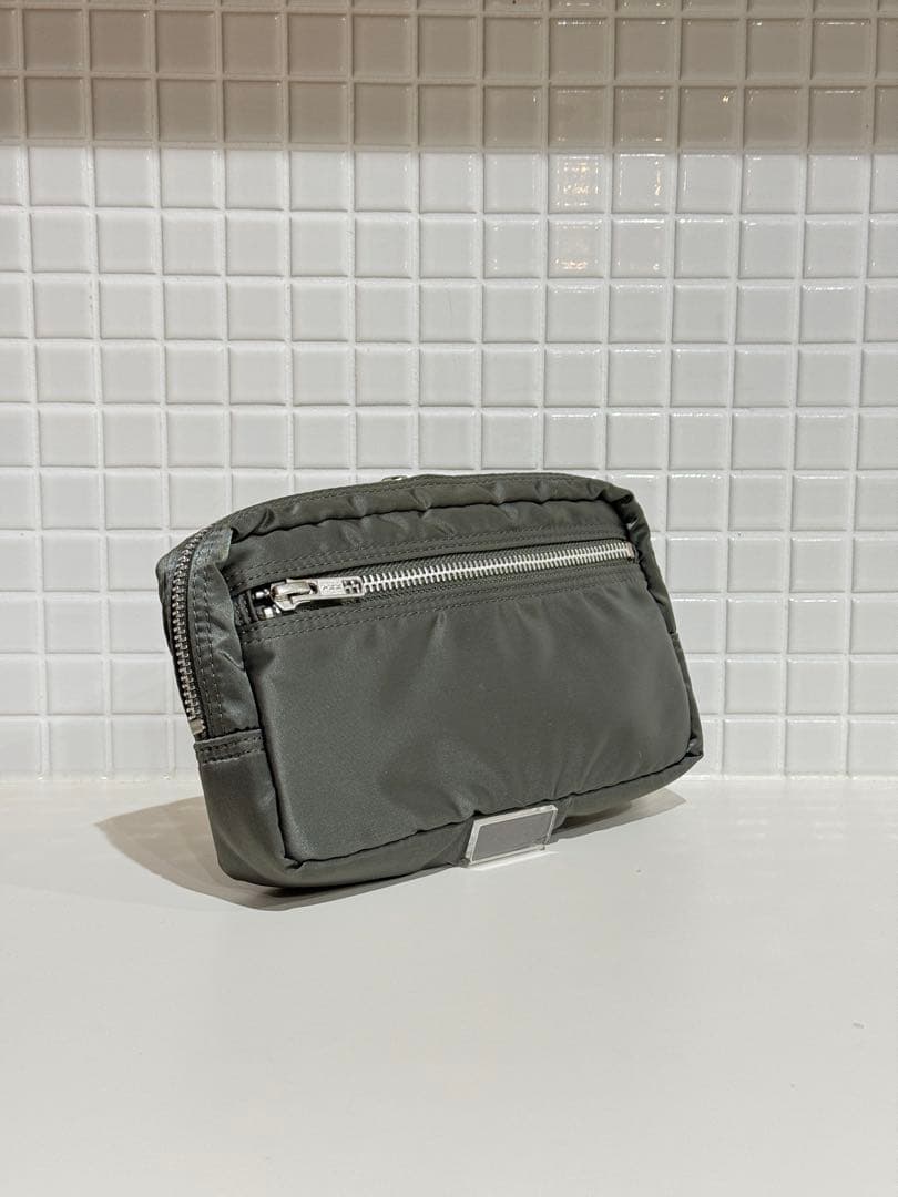 【美品】廃盤 大人気 ポーター PORTER タンカー ポーチ シルバーグレー