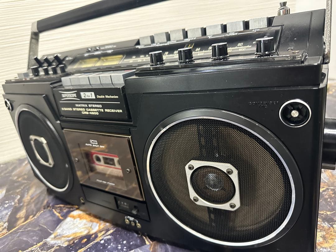 希少品MARANTZマランツSUPERSCOPEラジカセ　CRS-4800整備品