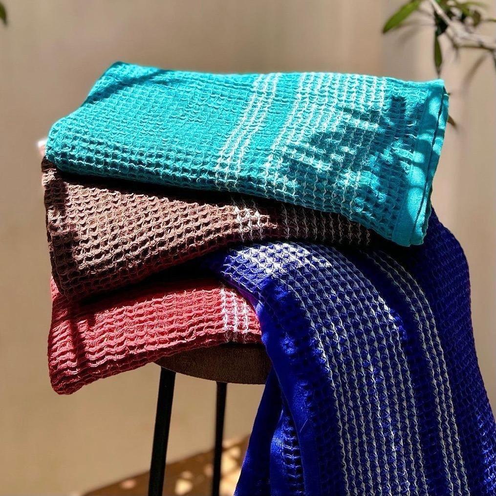 DULTON ダルトン WAFFLE INDIE TOWEL 5枚セット RED