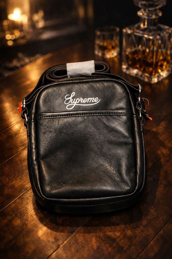新品 Supreme x Nike Leather Shoulder Bag