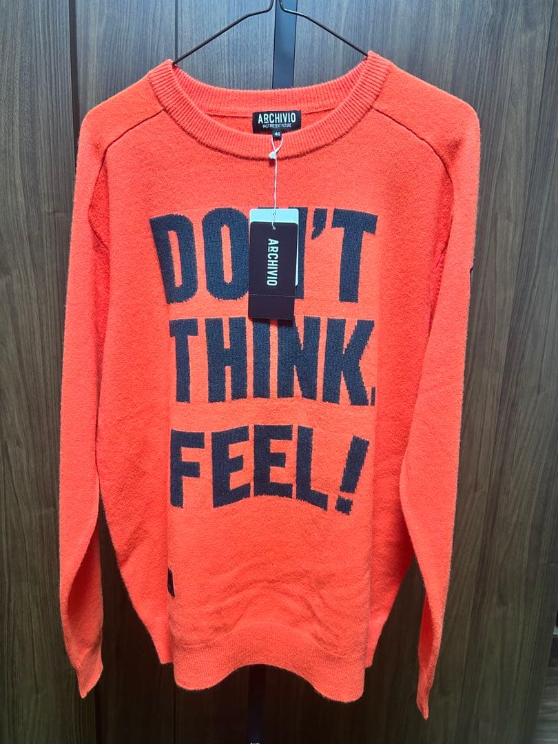 ARCHIVIO アルチビオ　メンズ　カシミヤ100% ニット長袖プルオーバー