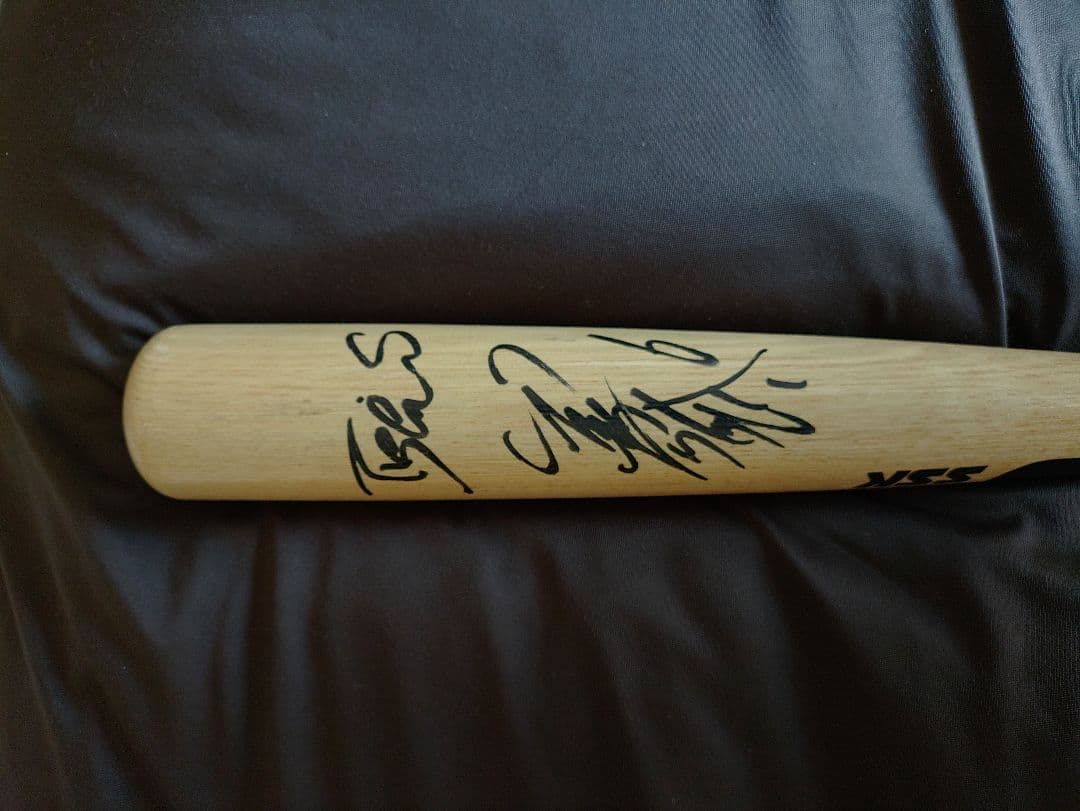 阪神タイガース レジェンド金本知憲 直筆サイン入り バット SSK