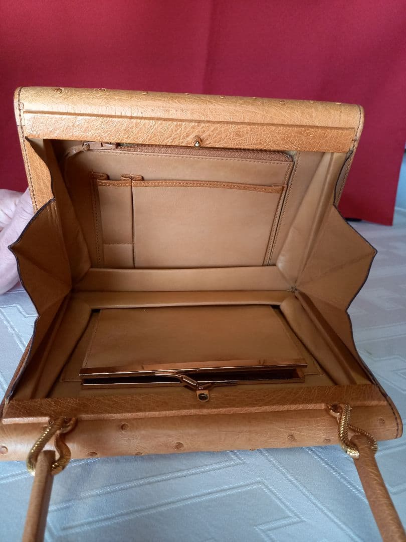 MORABITO　オーストリッチバッグ(ベージュ)