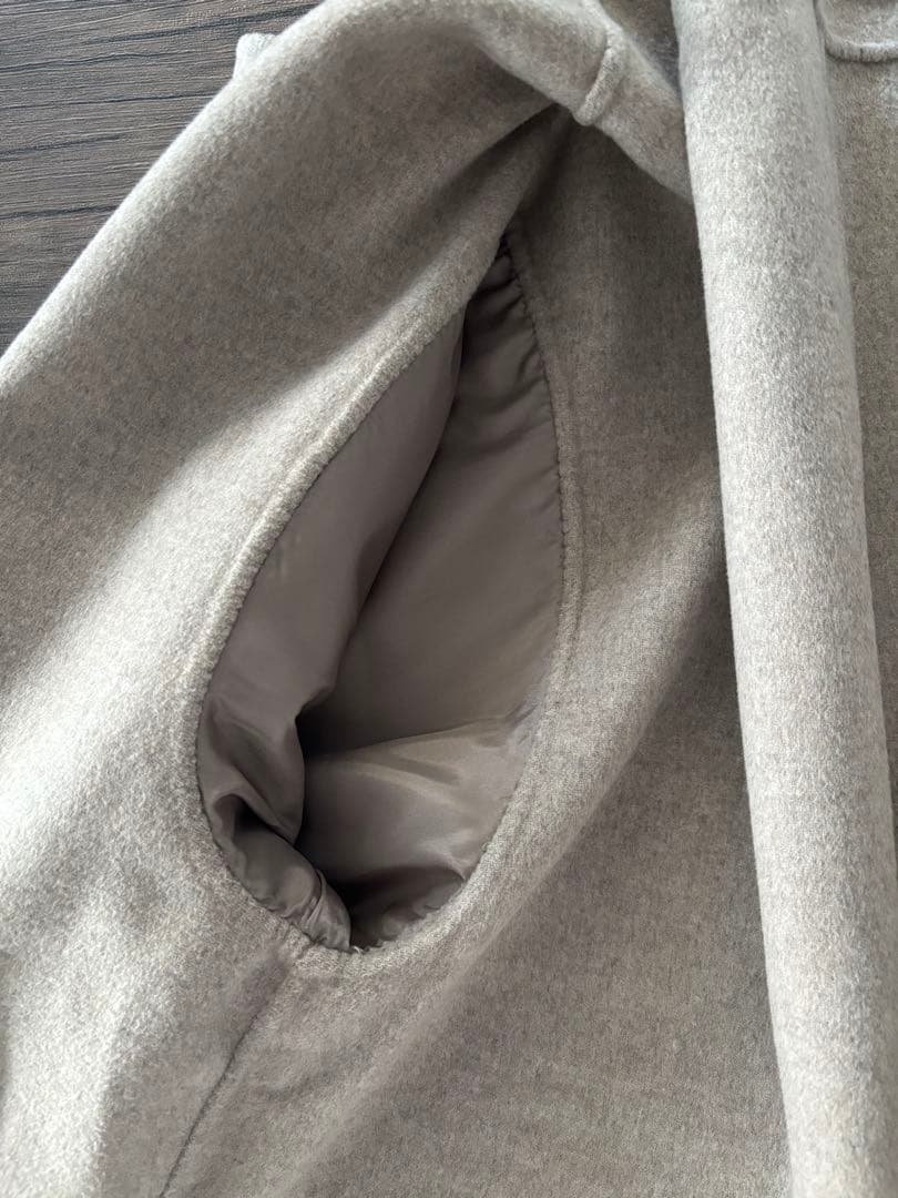 SLOBE IENA／HAMILTONダブルフェイスウールショートコクーンコート