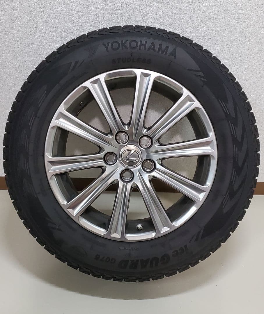 センサー付 レクサス NX 純正 225/65R17 スタッドレスホイールセット