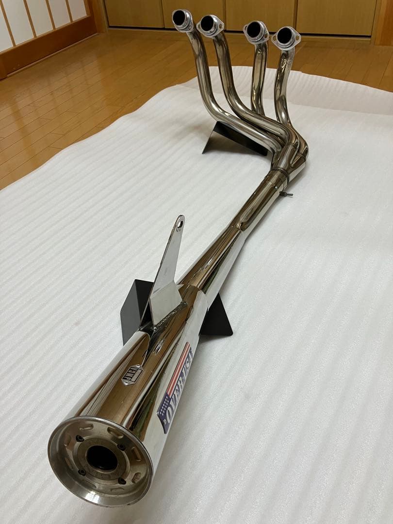 希少　ホンダX4 オーバーレーシング　ステンレス製メガホンマフラー