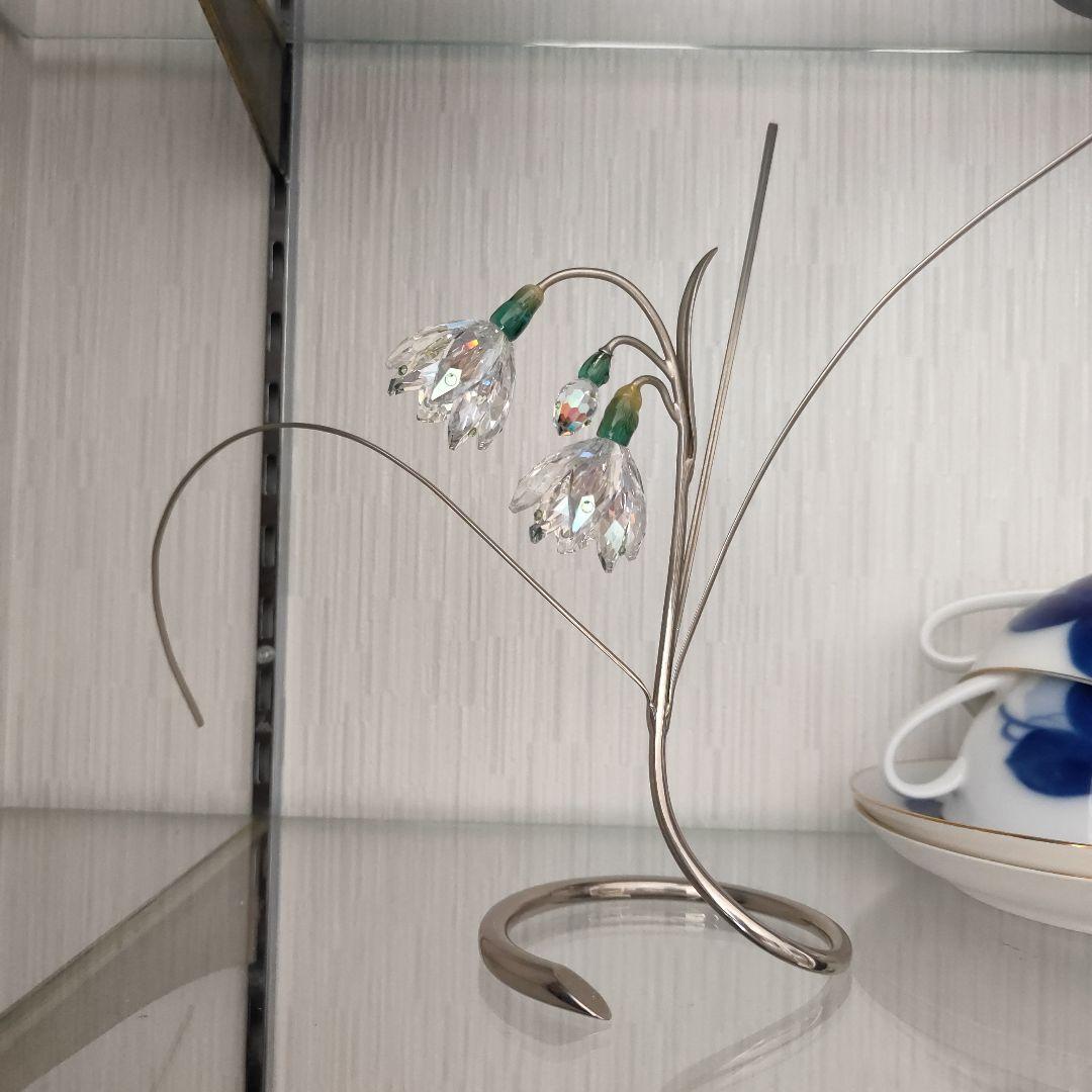 人気の花シリーズ超貴重！ 【スワロフスキー】スノードロップ