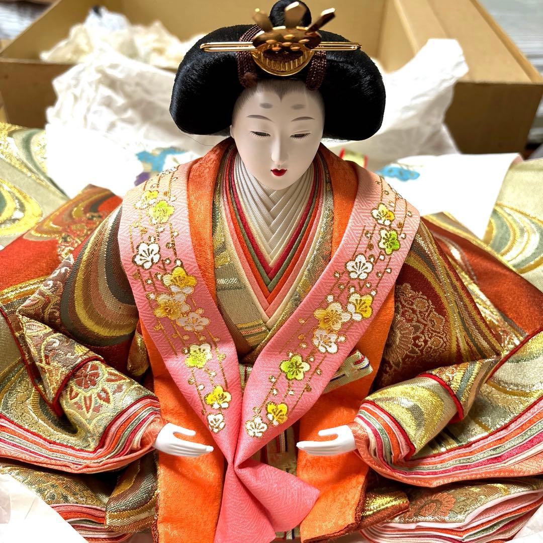 【まこちゃんさん専用】東玉作 「王朝絵巻」 大宮人飾り 七段飾り 内閣総理大臣賞