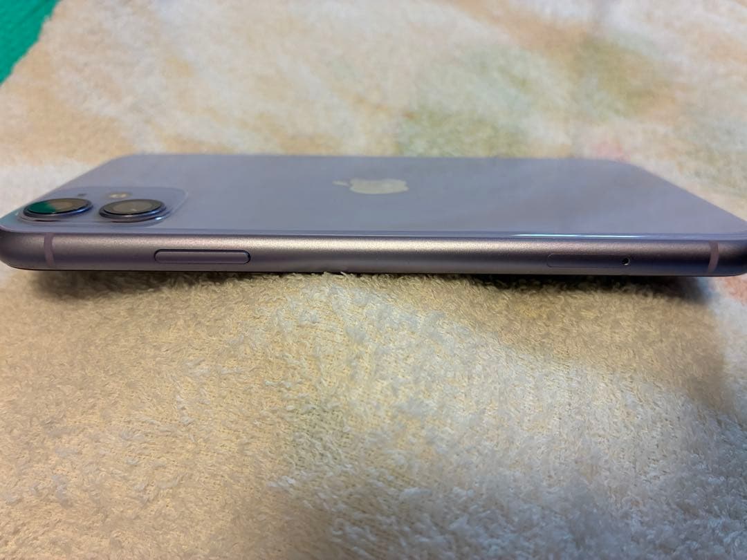 iPhone11 64GB パープル SIMフリー バッテリー80％ 初期化済