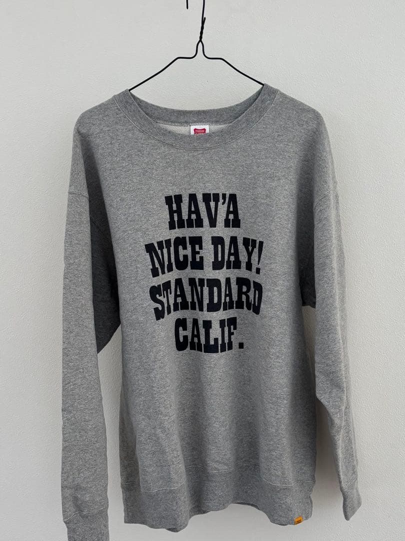 スタンダードカリフォルニア H.N.D. Logo Crew Sweat