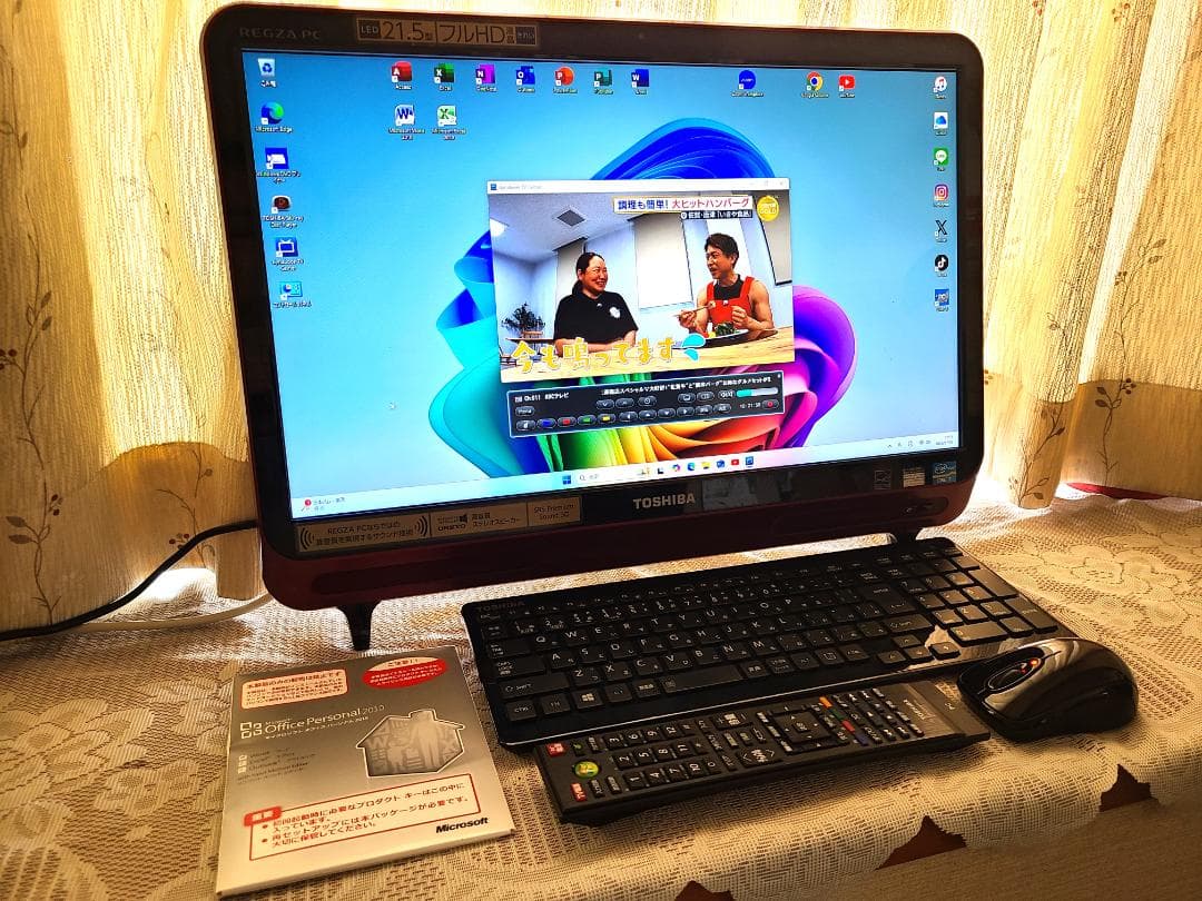 東芝TVPC 地デジOK Corei7 2TB HDD 16GB オフィス共存