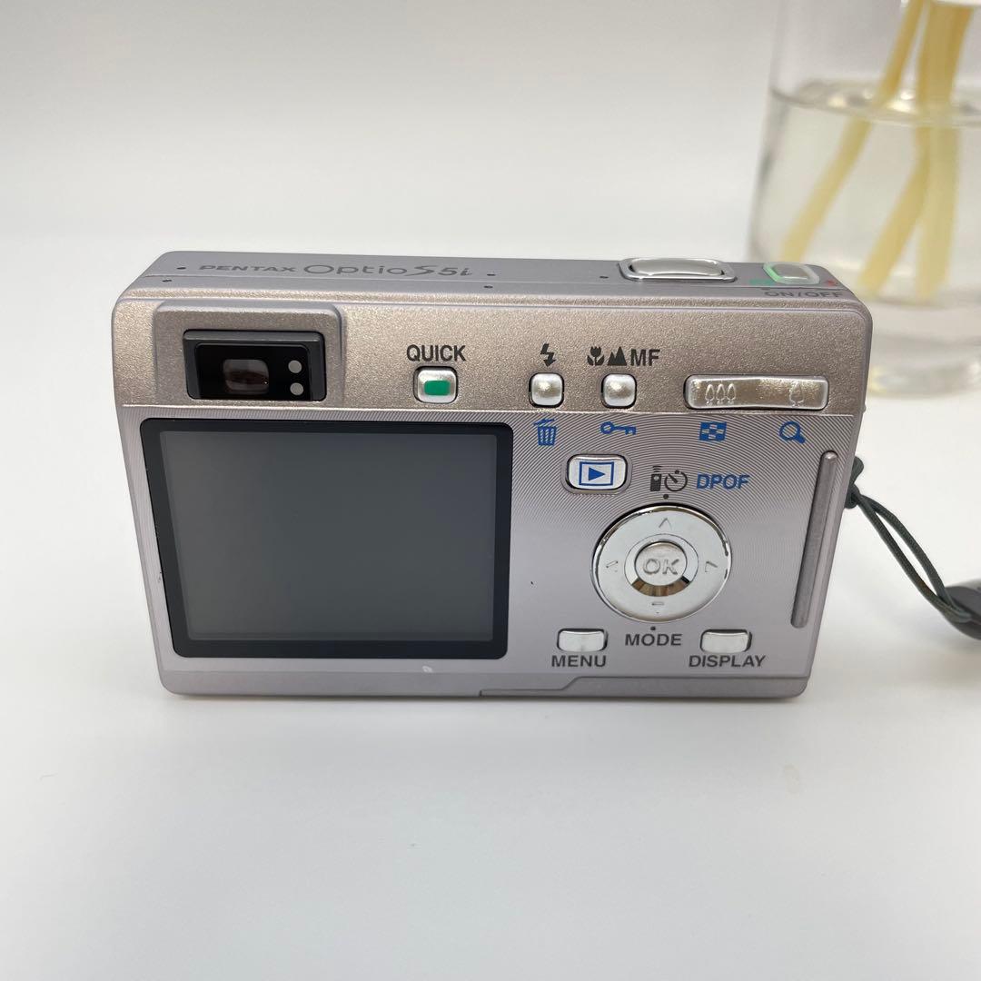 美品✨PENTAX Optio s5i✨動作確認済 スマホ転送OK 可愛すぎる♪