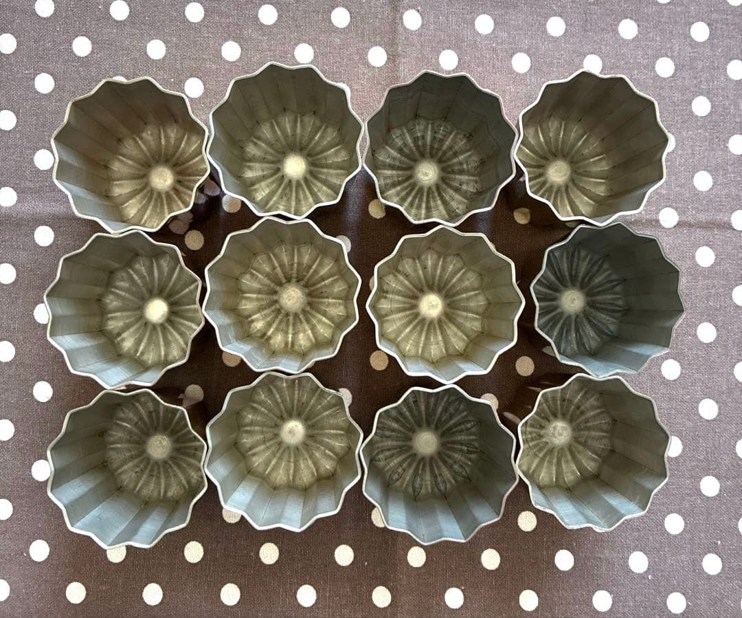 浅井商店 銅製カヌレ型 大12個セット