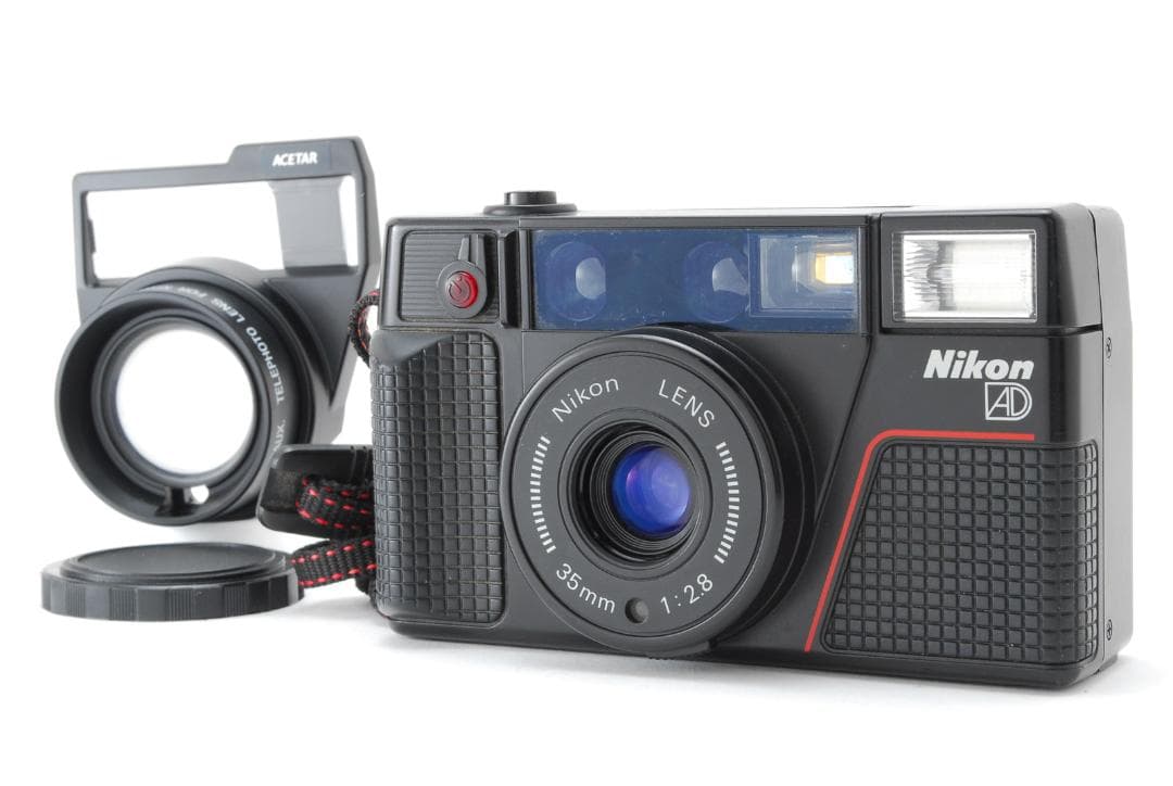 Nikon NEWピカイチL35AD2クウォーツデート 新品望遠コンバーター付き