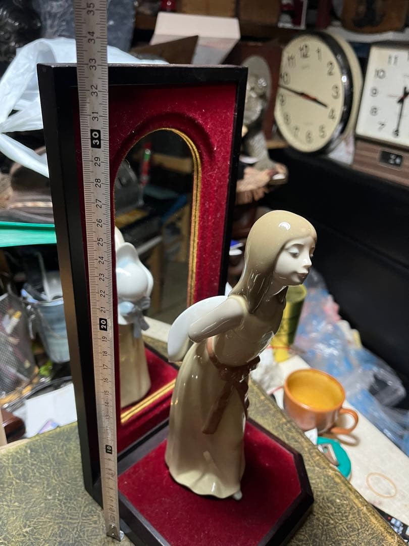 リヤドロ人形、L L.ADRO、1978、5006公式人形、バックミラー付き