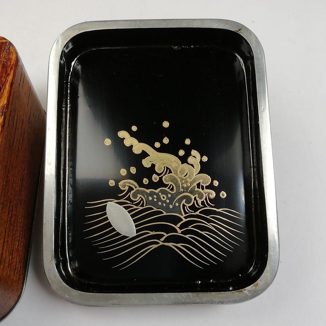 Ｔ９３５　香合　『玄々斎好　田子の浦』『岡本陽斎 造』　共箱　茶道具