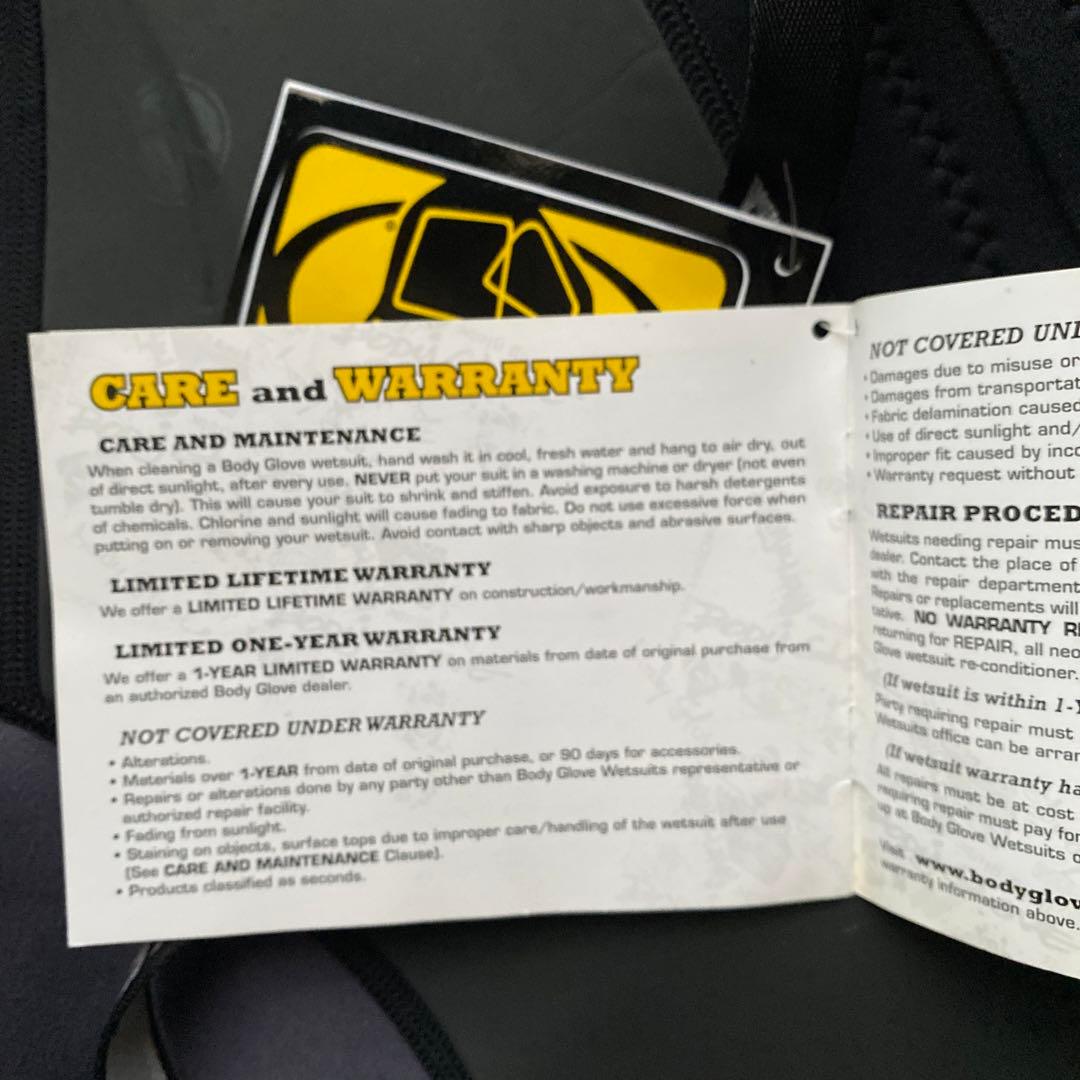 新品未使用　BODY GLOVE スプリング　WETSUITS メンズ