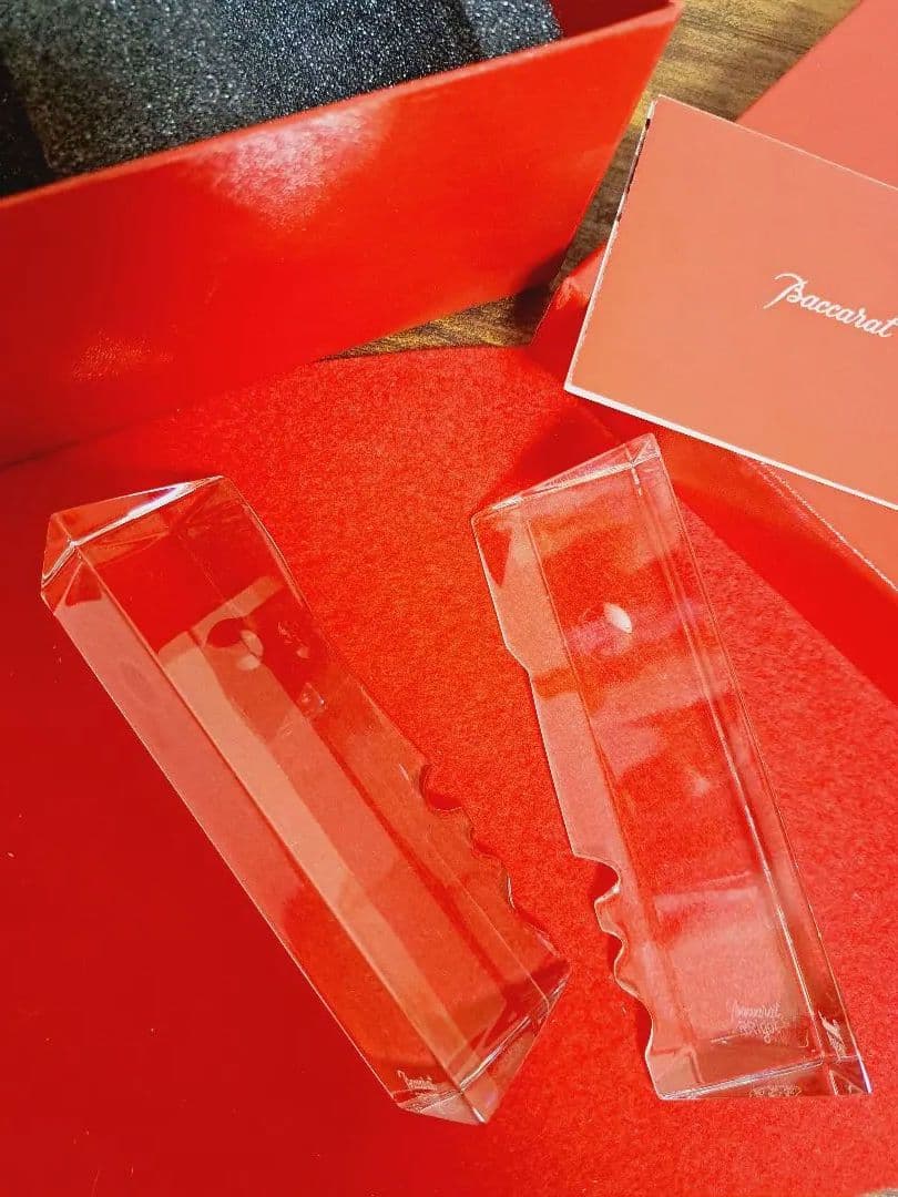 バカラ リゴ 「オム」「ファム」 ペア セット 希少 レア 置物 顔のシルエット