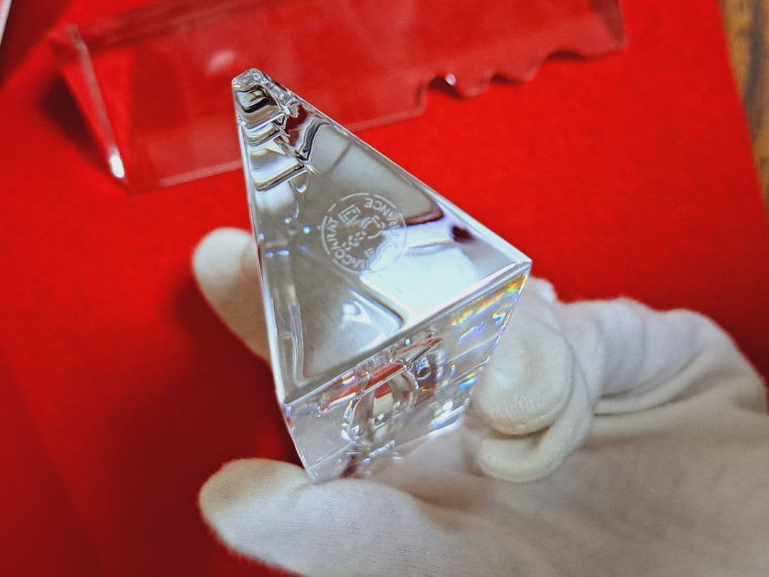 バカラ リゴ 「オム」「ファム」 ペア セット 希少 レア 置物 顔のシルエット