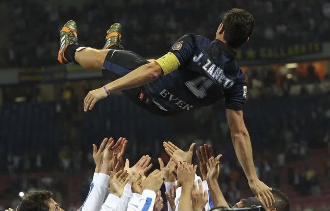 インテル 13/14 サネッティ #4　ユニフォーム　選手支給品　引退記念