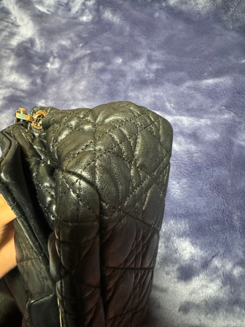 レディディオール　ワンショルダー　ニューロック　カナージュ　ラムレザー