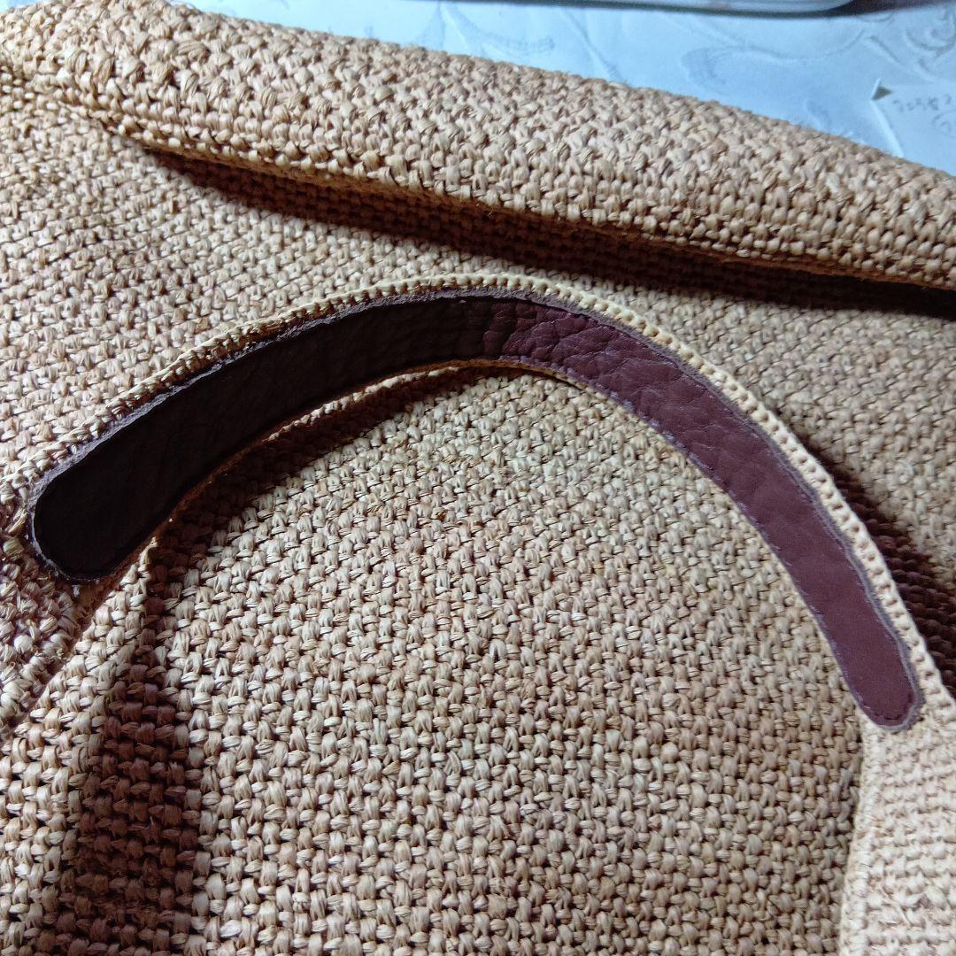 ヤーコ　ヘレンカミンスキー　ラフィア トートバッグ ベージュ 大きめ