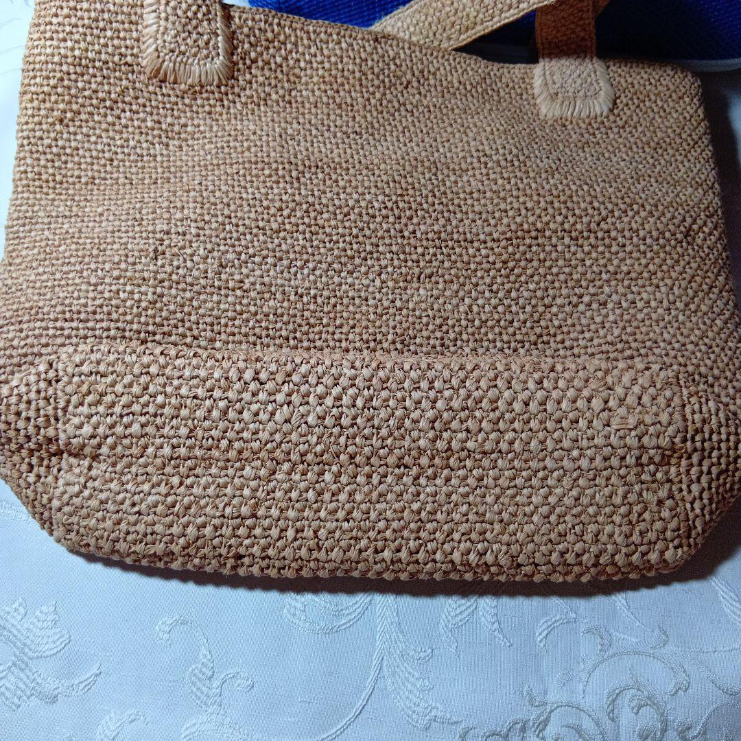 ヤーコ　ヘレンカミンスキー　ラフィア トートバッグ ベージュ 大きめ