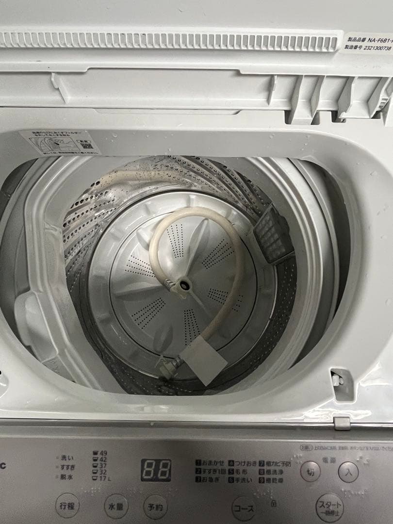 Panasonic 洗濯機 6kg NA-F6B1 2023年製　T