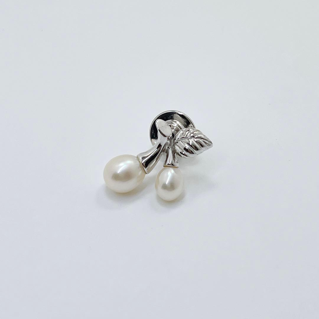 MIKIMOTO ミキモト パール　真珠　ピンブローチ ネクタイピン　タイピン
