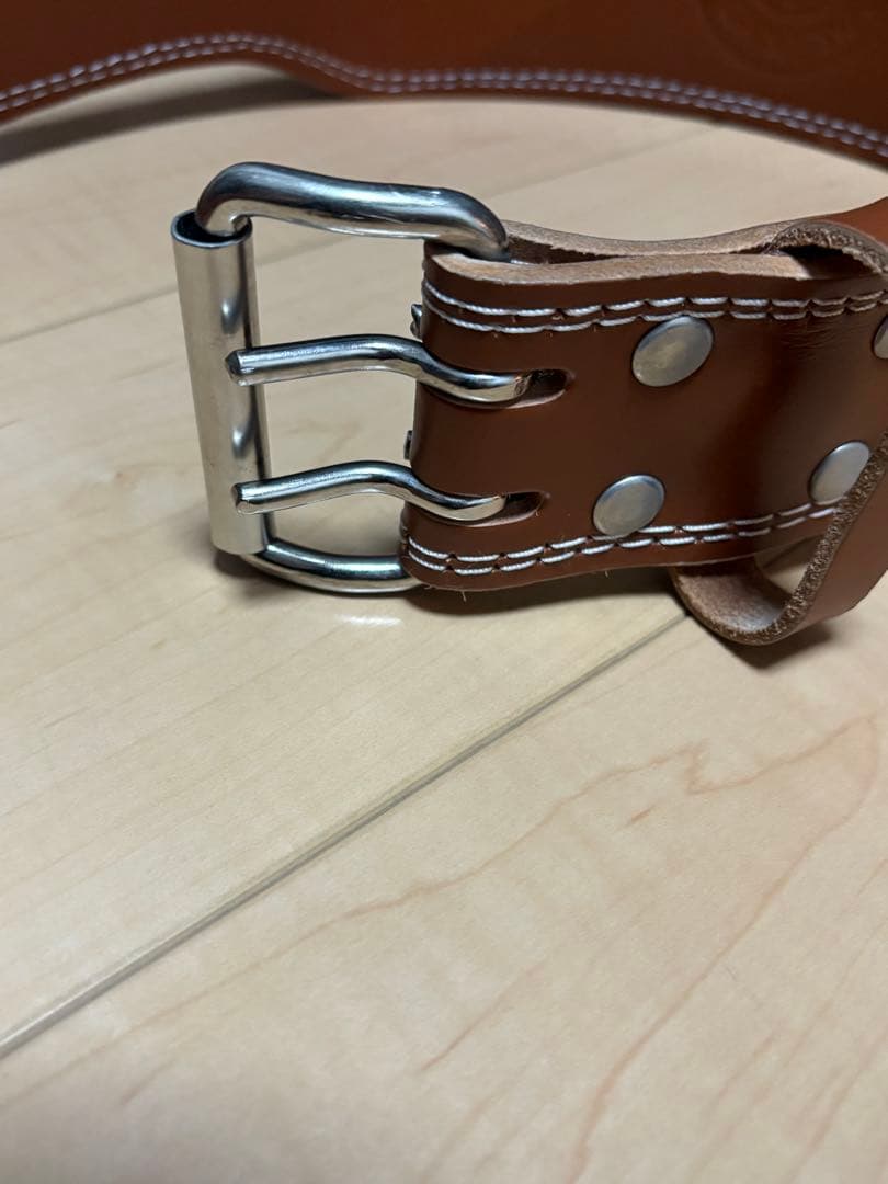 GOLD'S GYM レザーパワーベルト Mサイズ