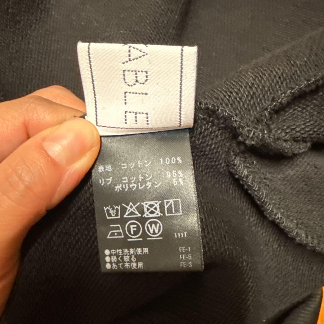 LINKABLE メッセージスウェットプルオーバー(ブラック)