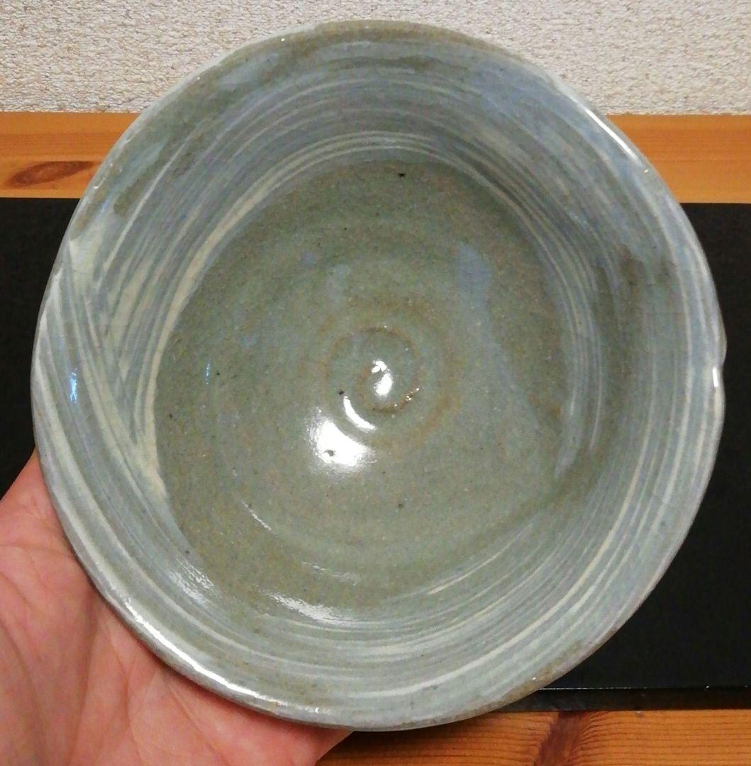 人間国宝　清水卯一？　作　刷毛目　茶碗　箱付　茶道具