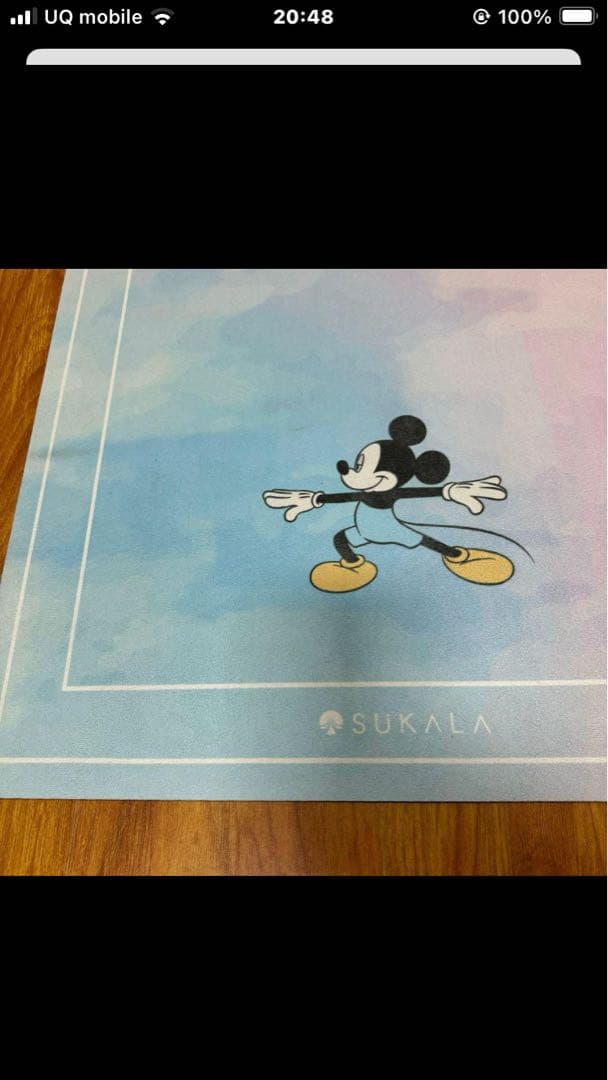 【新品未使用】SUKALA ミッキーマウス ヨガマット　ラバ　lava