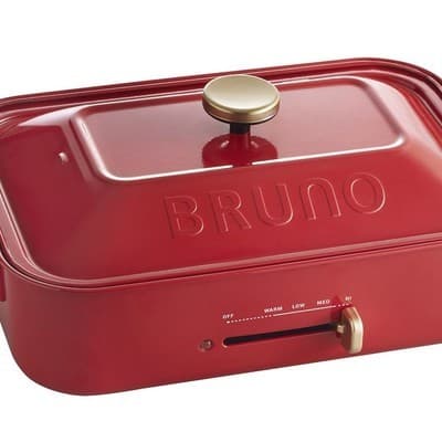 ★大人気★BRUNO コンパクトホットプレート レッド