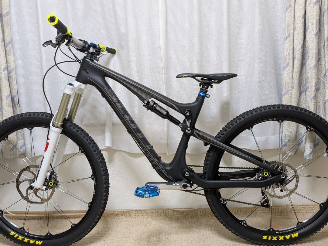 学生値引可Scott フルサス　カーボンフレームM　27.5【ウィリーコツ伝授】