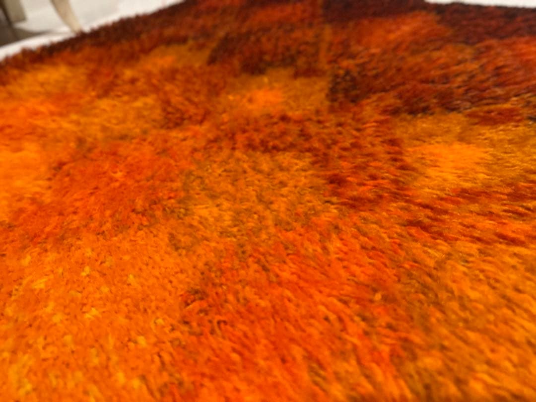 60s 70s ヴィンテージラグ スペースエイジ ミッドセンチュリー DESSO