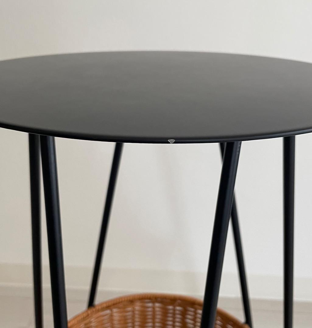 IDÉE イデ　無印良品　ワラビー サイドテーブル ブラック