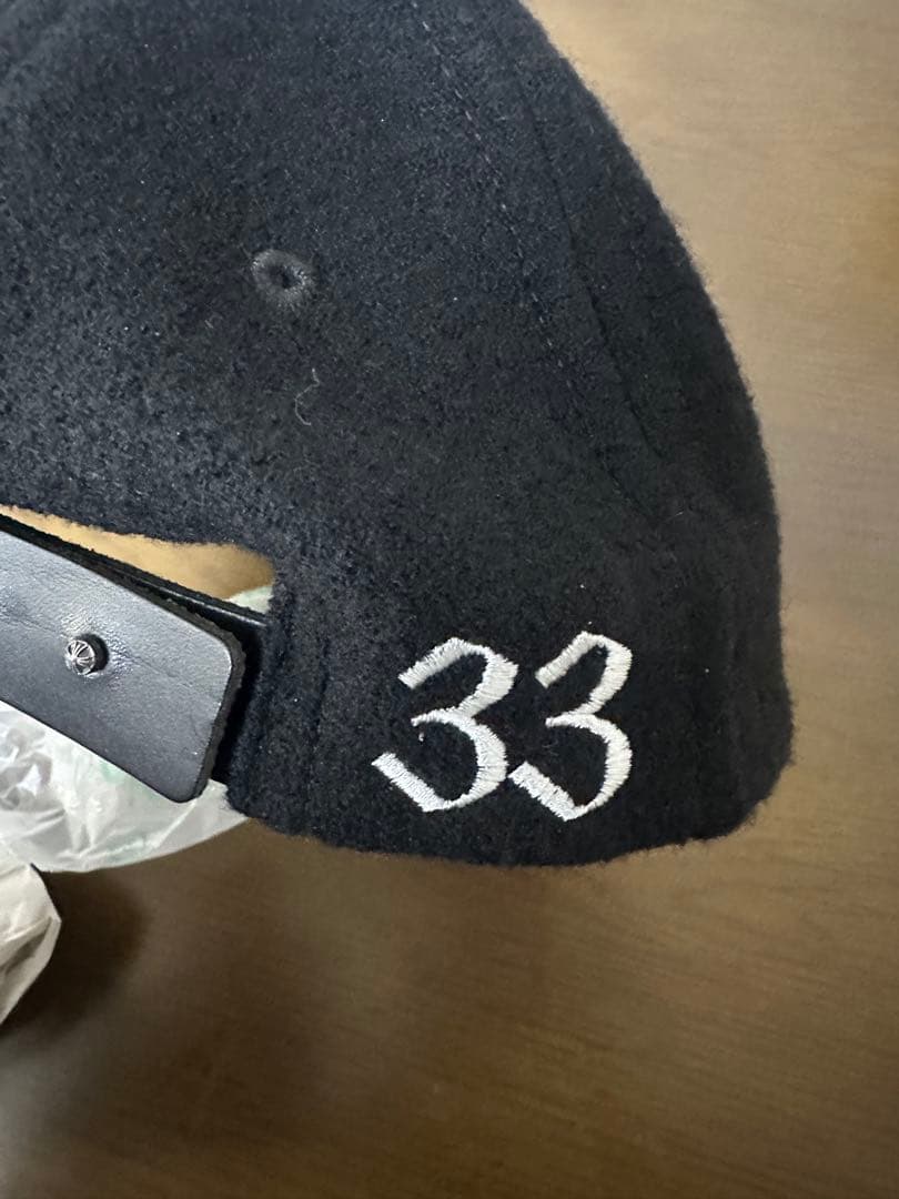 CHROME HEARTS／CHロゴ ウールベースボールキャップ ブラック