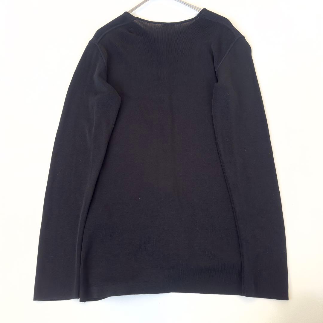 24年　美品　エディットフォールル abc ロングカーディガン　ブラック　黒