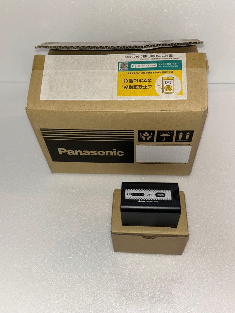 ②未使用 Panasonic HC-X2000用 バッテリー AG-VBR59