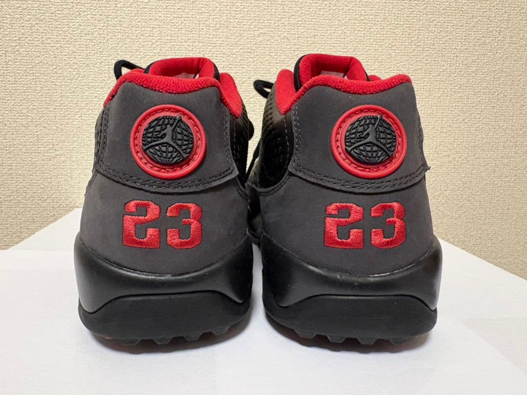 【新品】AJ 9 G BLACK/DARK CHARCOAL-TRUE RED