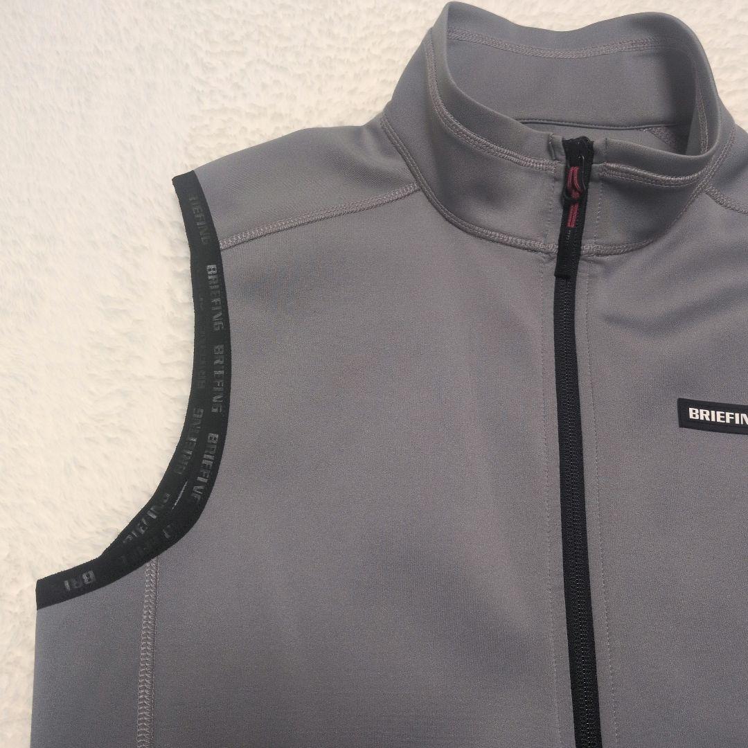 BRIEFING ベスト 3Dロゴ ストレッチ素材 ブリーフィング 男女兼用 S