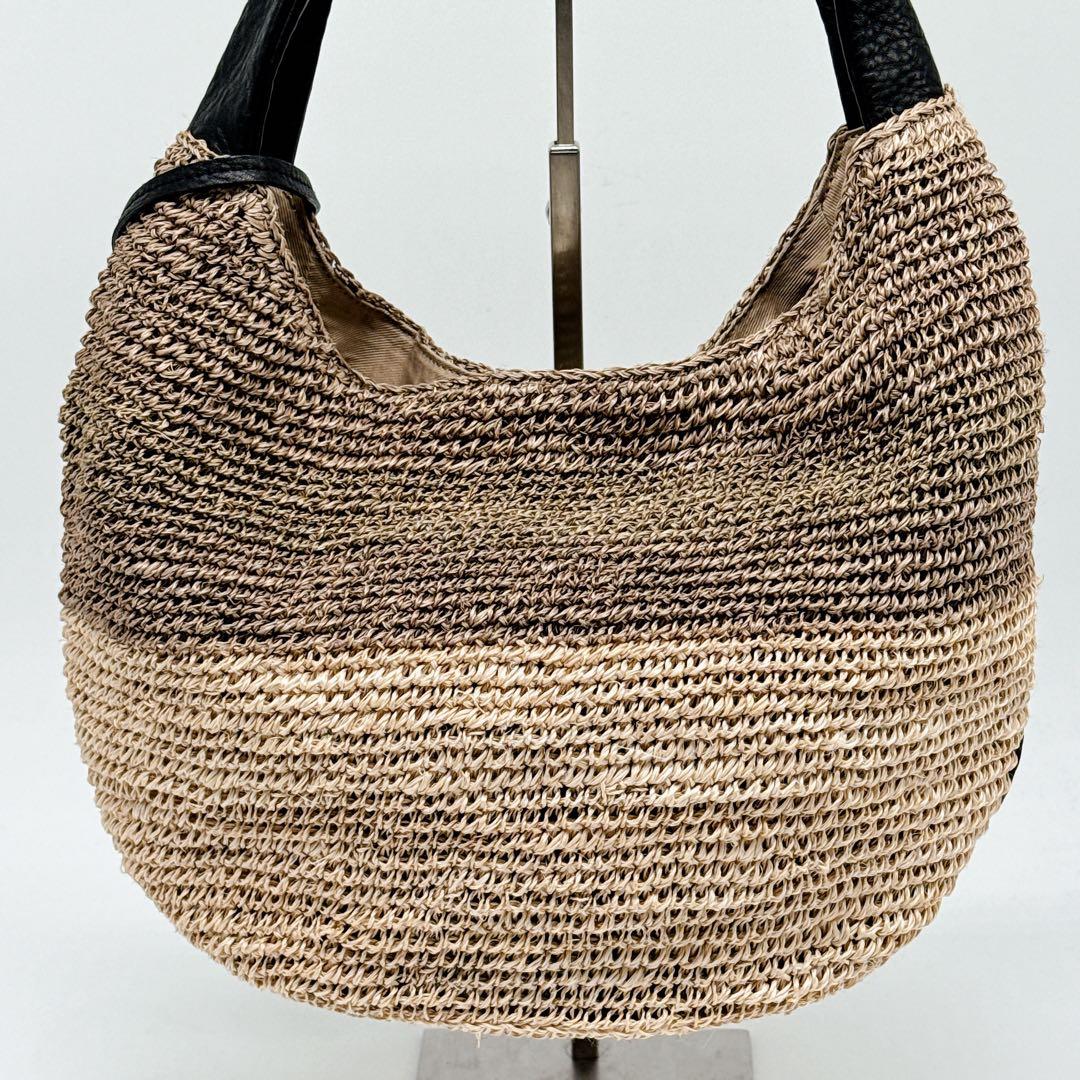 美品✨VIOLAd'ORO ヴィオラドーロ タッセルアバカショルダー