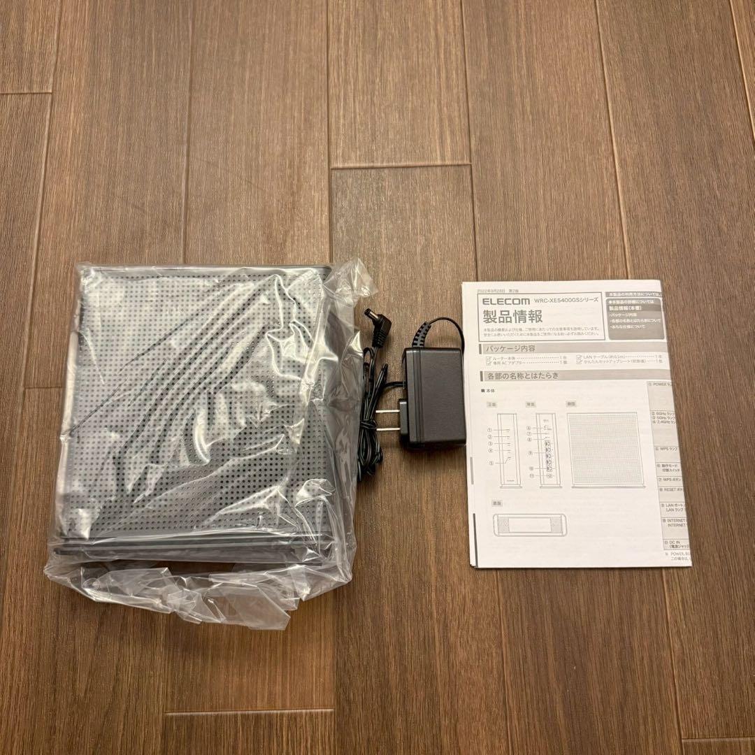 ELECOM WRC-XE5400GS-G Wi-Fi 6E 無線LANルーター