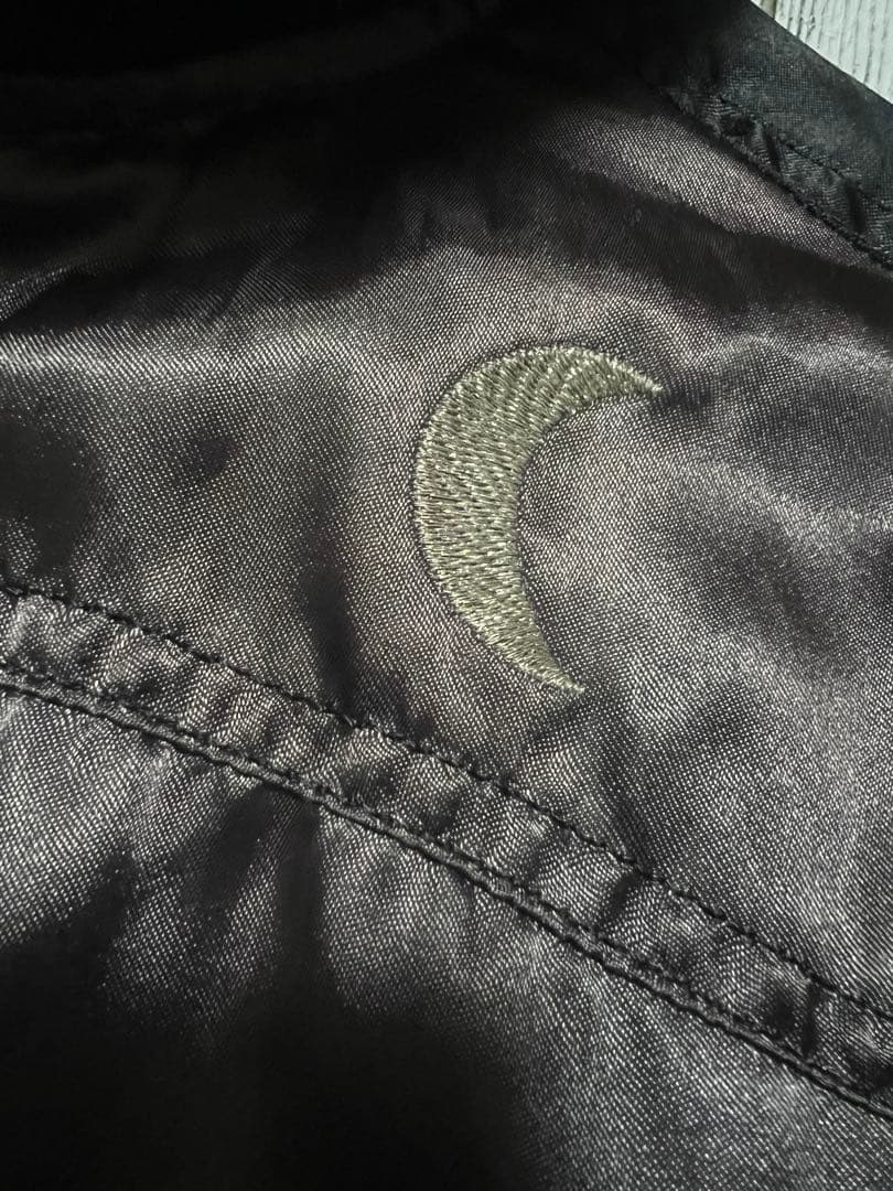 00s HYSTEIC GLAMOUR ガール 刺繍 短丈 スカジャン ムーン