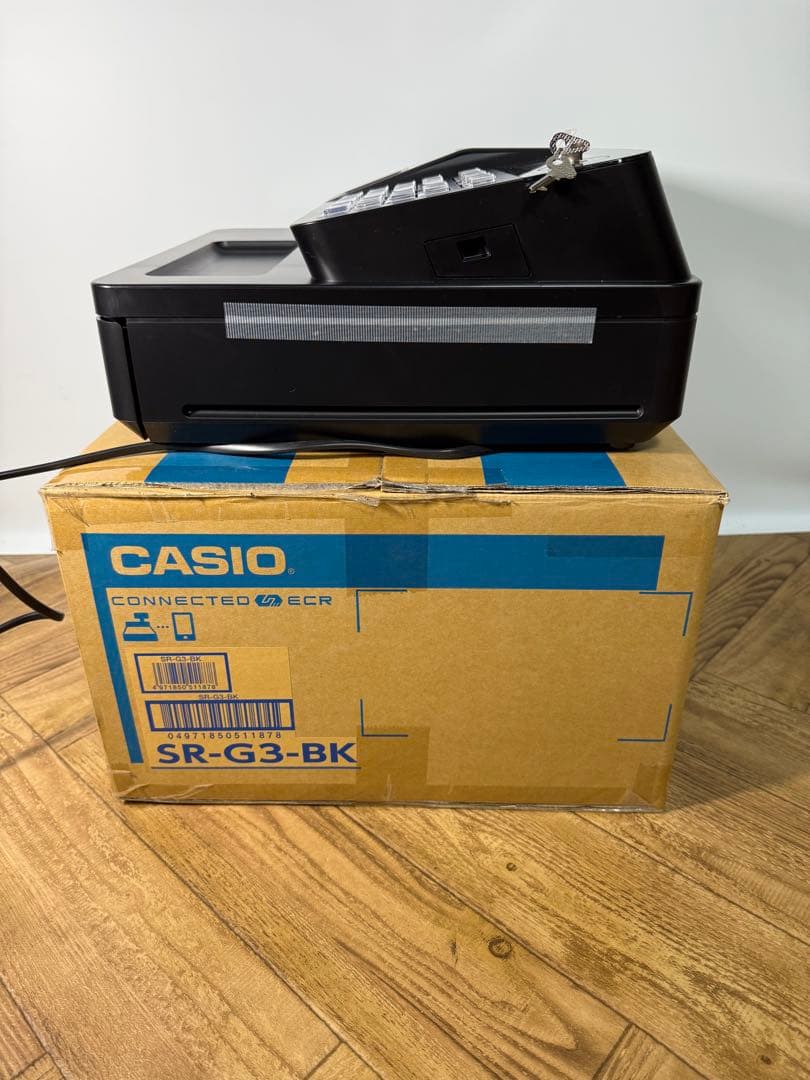 ◎極美品◎使用2週間◎CASIO◎電子レジスター◎2023年製◎SR-G3-BK