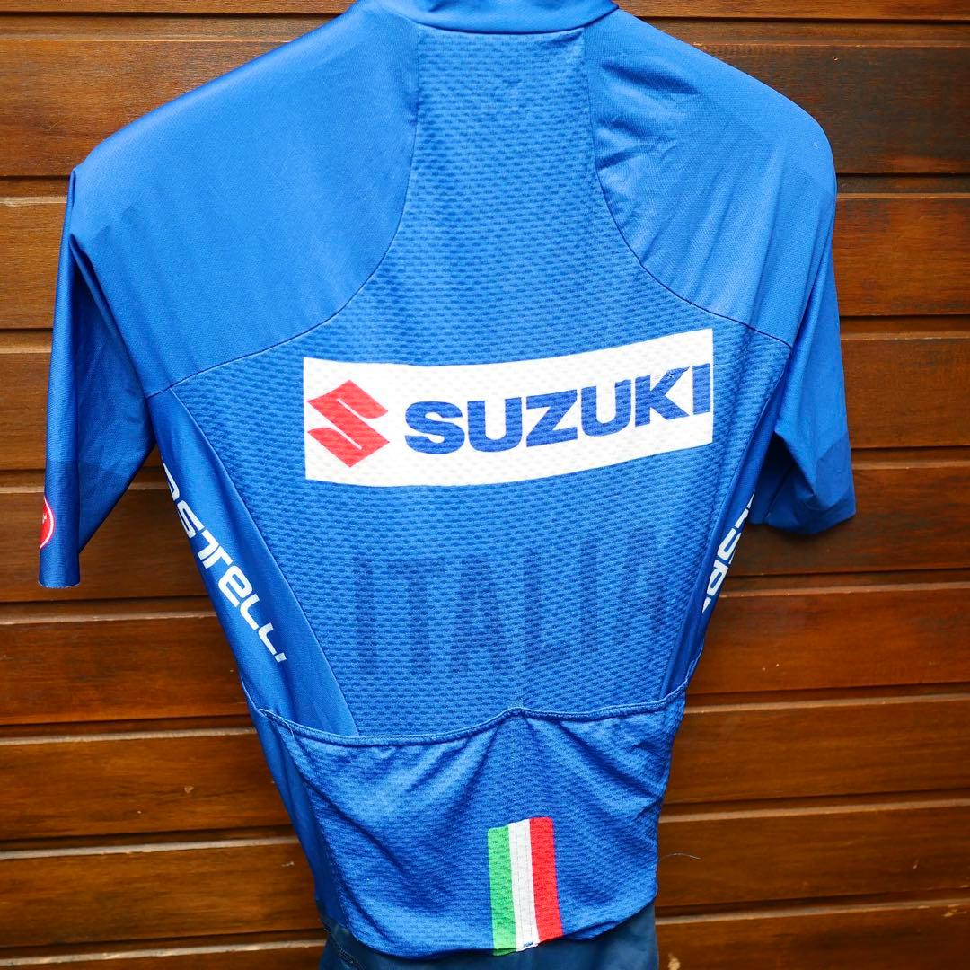 選手支給品 イタリアナショナルチーム ロードスーツ スキンスーツ カステリ プロ